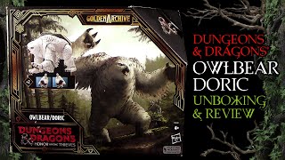 Dungeons amp Dragons ® Owlbear  Doric  Eulenbär  Golden Archive  Hasbro ® Unboxing amp Review [upl. by Rehpotsirhcnhoj911]