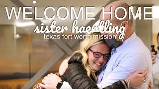 LDS MISSIONARY HOMECOMING  Welcome Home Sister Haertling [upl. by Newel914]