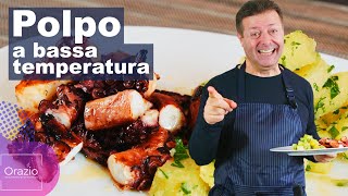 POLPO A BASSA TEMPERATURA SOTTOVUOTO  Tenero e croccante [upl. by Eissert]