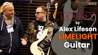 NAMM 2024 Lerxst by Alex Lifeson Limelight Guitar Overview [upl. by Suruat]