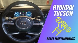 HYUNDAI TUCSON RESET MANTENIMIENTO [upl. by Sivatco569]