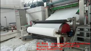 1880mm 56ton per day toilet tissue paper making machinewaste paper recycling machine [upl. by Adnuhser]