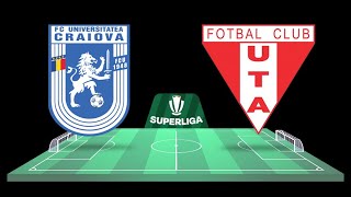 FC „U” Craiova 1948 vs FC UTA Arad  Superliga  29102023  COMENTARIU LIVE [upl. by Gilman]