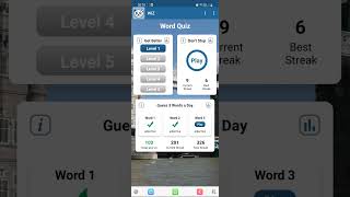 WIZ  Word Quiz  Guess 3 English Words a Day 4202 [upl. by Edeline]