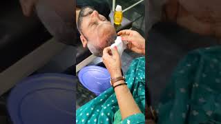 Hair Transplant head wash youtube hairlosstherapy youtuber 2024 hairtrasformation reels [upl. by Yreme160]