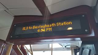 CURTAILED IBUS SL3 to Bexleyheath Station [upl. by Llertnom]