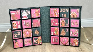 Mini Advent Calendar Book  Tutorial [upl. by Annirac]