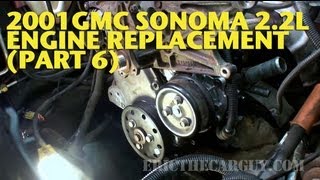 2001 GMC Sonoma 22L Engine Replacement Part 6 EricTheCarGuy [upl. by Krigsman72]