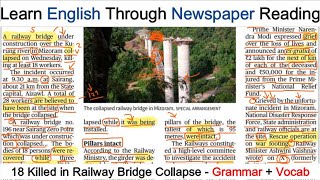 The Hindu Newspaper Reading  Learn English through Reading Newspaper  Grammar  Vocabulary [upl. by Anialahs]