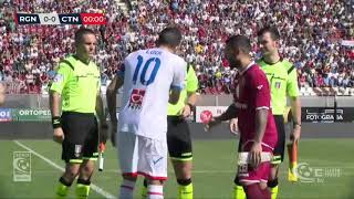 Reggina Catania 10 Gli highlights [upl. by Ardnassak257]