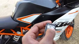 Remotealarm system for KTM RC 390 [upl. by Amann321]