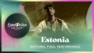 STEFAN  Hope  Estonia 🇪🇪  National Final Performance  Eurovision 2022 [upl. by Hermes]