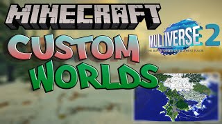 How to Install CUSTOM Minecraft Maps  MultiverseCore Plugin [upl. by Oicneconi]