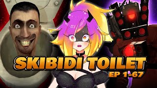 SKIBIDI TOILET ALL EPISODES REACTION 167  Please help me [upl. by Enihpesoj614]