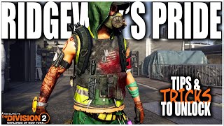 THE DIVISION 2  HOW TO UNLOCK THE NEW EXOTIC CHEST PIECE quotRIDGEWAYS PRIDEquot IN TU 111 TIPS amp TRICKS [upl. by Dorothea382]