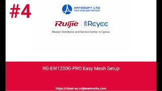 Ruijie  Reyee Ep 4 RGEW1200GPRO Easy Mesh Setup [upl. by Notnarb]