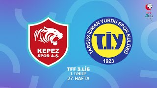 TFF 3 Lig 1 Grup  Kepezspor Futbol AŞ  Tarsus İdman Yurdu [upl. by Ttayh327]