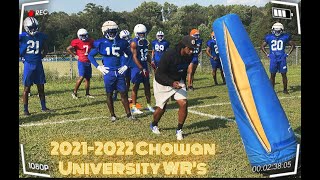 Chowan University 20212022 WR’s 🦅 [upl. by Ylhsa]