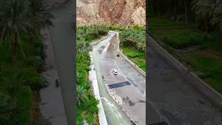 Wadi Bani Ouf وادی بنی عوف l Rustaq Oman 🇴🇲 discoveroman اكسبلور امطار exploreoman [upl. by Ginelle]