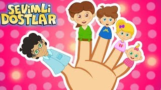 Parmak Ailesi çizgi film çocuk şarkıları 75DK Sevimli Dostlar  Kids Songs and Nursery Rhymes [upl. by Clymer]