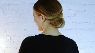 How To Do A Low Chignon [upl. by Leryt]