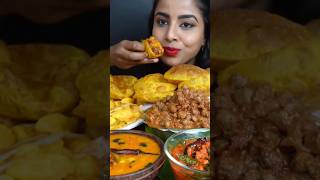 Essen von knusprigem Aloo Masala DosaIdli VadaChutneySambarPoori Südindisches Essen ASMR [upl. by Suiram701]