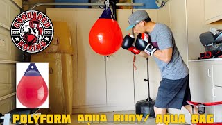 How to Make Your Own Aqua Punching Bag for CHEAP POLYFORM WATER BUOY SAME BAG BUT CHEAPER [upl. by Idleman]