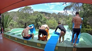 Surf Hill Water Slide at Jamberoo Action Park [upl. by Hastie]