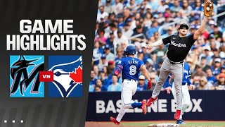 Marlins vs Blue Jays Game Highlights 92924  MLB Highlights [upl. by Ahsieka]