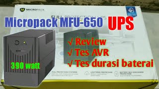 Review UPS Micropack MFU650 [upl. by Eihpos]