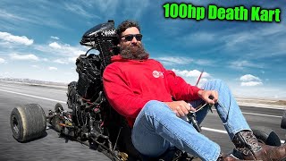 I Bought a 100HP Motorcycle Powered Go Kart for 1300 [upl. by Charles742]