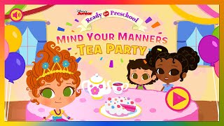 Fancy Nancy  Ready for Preschool  Mind Your Manners Tea Party [upl. by Aihsemot]