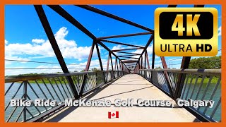 Bike Ride  McKenzie Golf Course 😊🚲🇨🇦 hyperlapse djiaction3 calgary bikeride [upl. by Elberfeld]