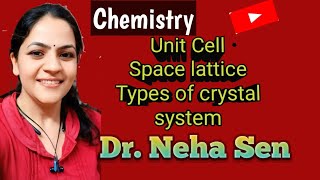 Unit Cell space lattice Crystal system in Solid state [upl. by Aynav]