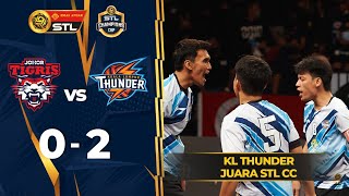 Johor Tigris 0  2 KL Thunder  Final  Champions Cup  Emas Anuar STL 202122 [upl. by Neenej]