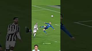 Football ⚽ bast goals skills 🤯viralvideo footballskills footboll shorts messi cr7 futbol [upl. by Dadinirt]