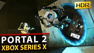 Portal 2  Xbox Series X Gameplay Auto HDR [upl. by Carrol162]