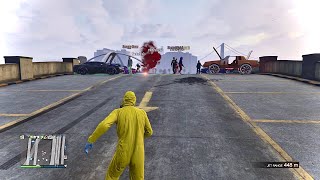 Griefing Car Meets Gta online Pt2 bad sport [upl. by Vrablik]