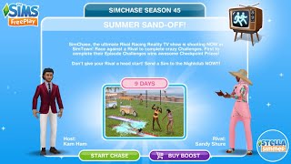 🏃🏻‍♀️ Simchase Season 45 Summer SandOff 🏐 The Sims Freeplay [upl. by Neesay347]