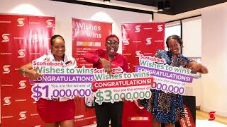 Winners of Scotiabank Credit Card promotion take home J5 million in cash prizes [upl. by Essinger]