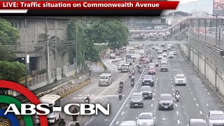 LIVE Traffic situation on Commonwealth Avenue  ABSCBN News [upl. by Ingunna945]