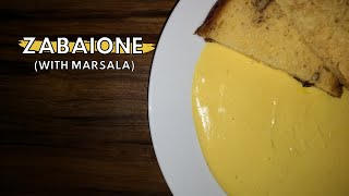 ZABAIONE or zabaglione  Italian dessert classic recipe and ideas for variations [upl. by Verger]