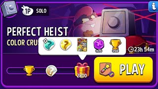 Color Crush Rainbow Perfect Heist Solo Challenge  Match Masters Solo Today [upl. by Fiedler]