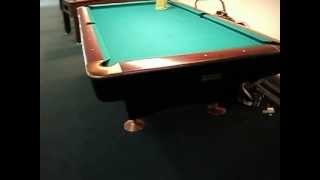 9 x 5 President USA 9 Ball Pool Table by Baize Craft of Lisburn NIreland [upl. by Elleivad]