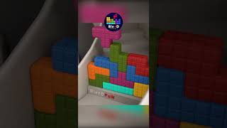 SOFT TETRIS shorts blender tetris softbody テトリス тетрис padded satisfying relaxing [upl. by Azerila]