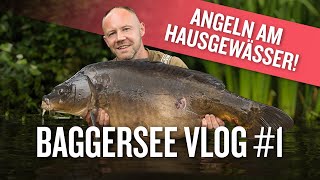 Karpfenangeln am Baggersee Hausgewässer mit Marcel Bassanello  Vlog 1  2024  Nachtangeln [upl. by Nostaw]