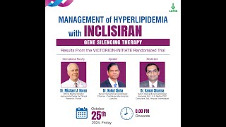 Management of Hyperlipidemia with INCLISIRAN [upl. by Ettolrahc256]