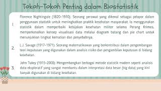 Mari belajar Sejarah Biostatistik  Lets learn the History of Biostatistics [upl. by Fisuoy]