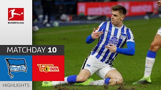 Hertha Berlin  Union Berlin  31  Highlights  Matchday 10 – Bundesliga 202021 [upl. by Idolla]