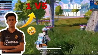 SIMP SHOCKING 1V5 last zone 😱🥵godl 15 kills wwcd 🔥🔥💛 skyesportsgaming [upl. by Kwei]